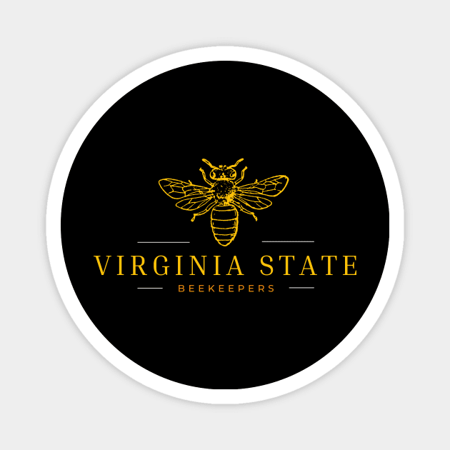 VSBA Bee 2 Magnet by Virginia State Beekeepers